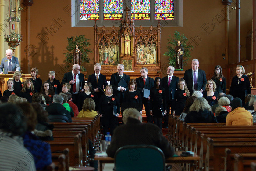 Feis0302109Sun31 
 31~33
Castlemartyr Choir singing “Linden Lea” Conducted by Tomás O Tuama.

Class: 79: “The Holy Trinity Perpetual Cup” Chamber Choirs Two Contrasting Songs.

Feis Maitiú 93rd Festival held in Fr. Matthew Hall. EEjob 03/02/2019. Picture: Gerard Bonus.