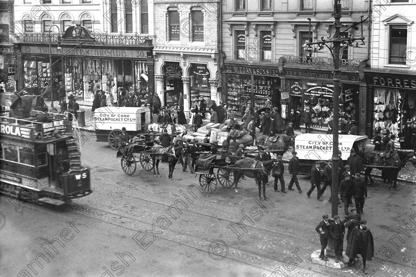 css3-(1) 
 EARLY CENTURY PATRICK STREET CORK - NOW & THEN CORK PHOTO COLLECTION 
 Keywords: HORSE AND CAR. PONY AND TRAP. TRAM LINES.