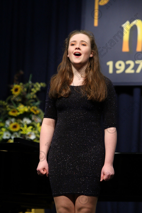 Feis05032018Mon47 
 47
Siomha Marron from Glanmire giving a Cup winning performance.
 Singing and School Choirs Class: 51: “The Mollie Petrie Memorial Cup” Girls Solo Singing 18 Years and Under Feis Maitiú 92nd Festival held in Fr. Mathew Hall. EEjob 05/03/2018 Picture: Gerard Bonus