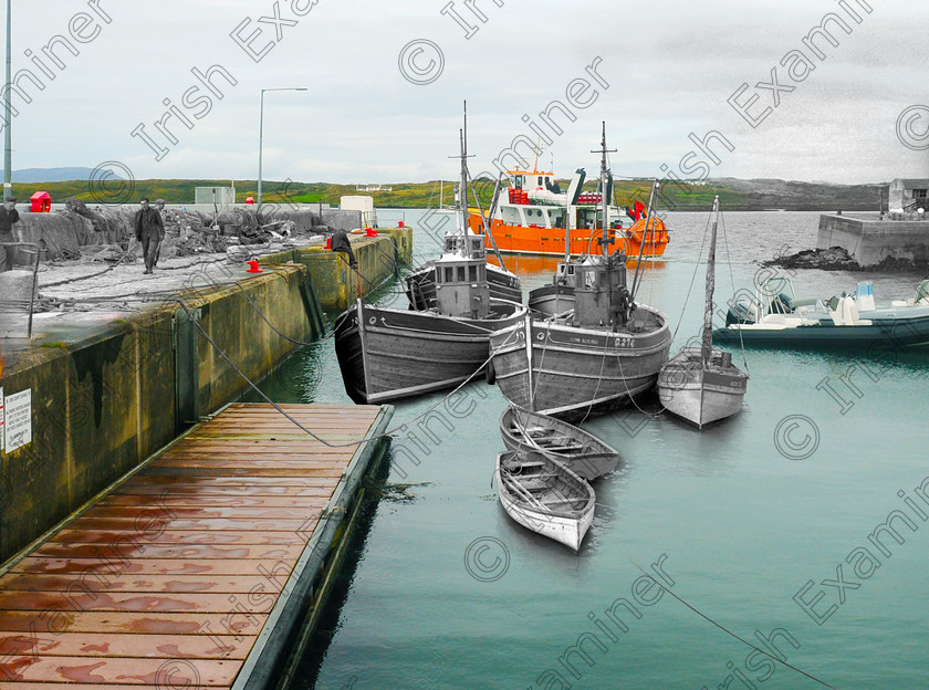 Baltimore3mixhires 
 NOW AND THEN BALTIMORE

Cork Weekly Examiner feature on fishing at Baltimore, West Cork 15/10/1957 Ref. 708J old black and white fisheries trawlers