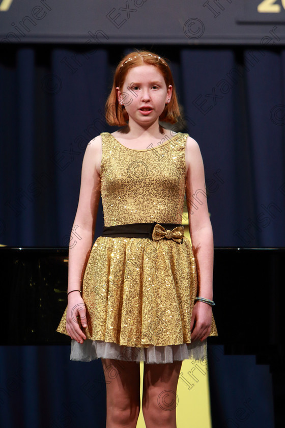 Feis05032019Tue24 
 24
Adrienne Carroll singing “Happiness” from Charlie Brown.

Class: 113: “The Edna McBirney Memorial Perpetual Award”
Solo Action Song 12 Years and Under –Section 3 An action song of own choice.

Feis Maitiú 93rd Festival held in Fr. Mathew Hall. EEjob 05/03/2019. Picture: Gerard Bonus