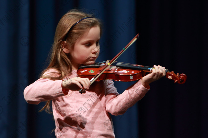 Feis0402109Mon34 
 33~34
Róisín O’Higgins performing set piece

Class: 242: Violin Solo 8 Years and Under (a) Carse–Petite Reverie (Classical Carse Bk.1) (b) Contrasting piece not to exceed 2 minutes.

Feis Maitiú 93rd Festival held in Fr. Matthew Hall. EEjob 04/02/2019. Picture: Gerard Bonus