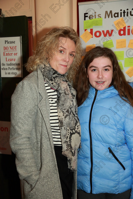 Feis10022019Sun03 
 3
Performer Mia Jones from Douglas sang “Gimme Gimme” That Thing Called Love with her mother Suzanne.

Class: 112: The C.A.D.A. Perpetual Trophy” Solo Action Song 14 Years and Under –Section 2 An action song of own choice.

Feis Maitiú 93rd Festival held in Fr. Matthew Hall. EEjob 10/02/2019. Picture: Gerard Bonus