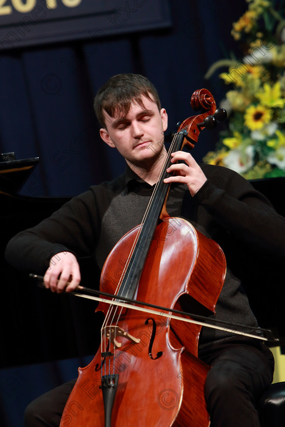 Feis0602109Wed38 
 37~38
Rob Murphy from Kilkenny playing Haydn Cello Concerto 1st movement orchestra provided by Ciara Moroney.

Class: 246: Violoncello Concerto One Movement from a Concerto.

Feis Maitiú 93rd Festival held in Fr. Matthew Hall. EEjob 06/02/2019. Picture: Gerard Bonus