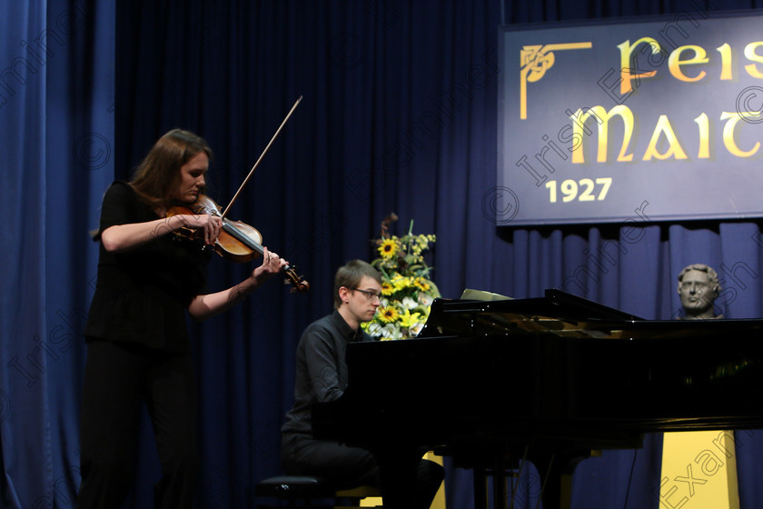 Feis31012018Wed22 
 22
Kate Fleming from Glasheen performing Bruch Violin Concerto 3rd movement with accompanist Conor Palliser 
 Instrumental Music; Class: 236 “The Shanahan & Co. Perpetual Cup”: Advance Violin, one movement from a Concerto; Feis Maitiú 92nd Festival held in Fr. Matthew Hall. EEjob 31/01/2018. Picture: Gerard Bonus.