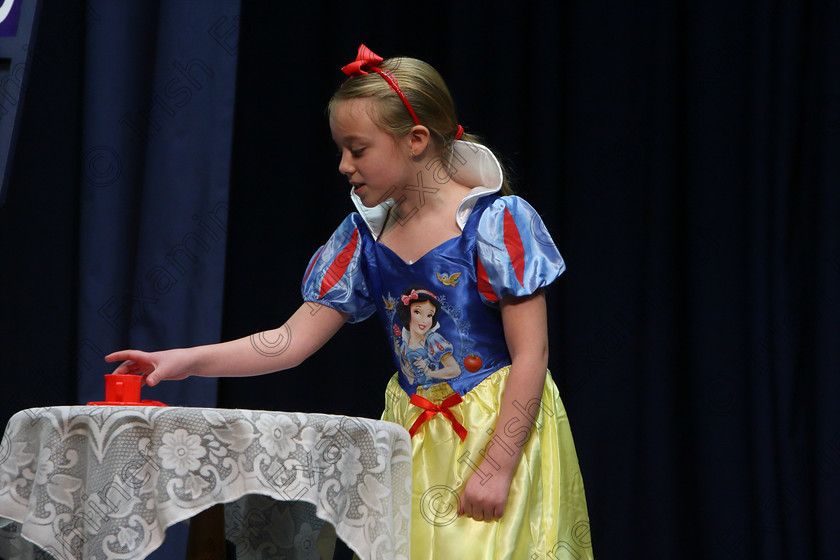 Feis20032018Tue26 
 25~26
Deirdre O’Mahony from Ballincollig giving a 3rd place performance of “The Magic Mirror” from Snow White.
 Speech and Drama Class: 329: Dramatic Solo 8 Years and Under Feis Maitiú 92nd Festival held in Fr. Mathew Hall. EEjob 20/03/2018 Picture: Gerard Bonus