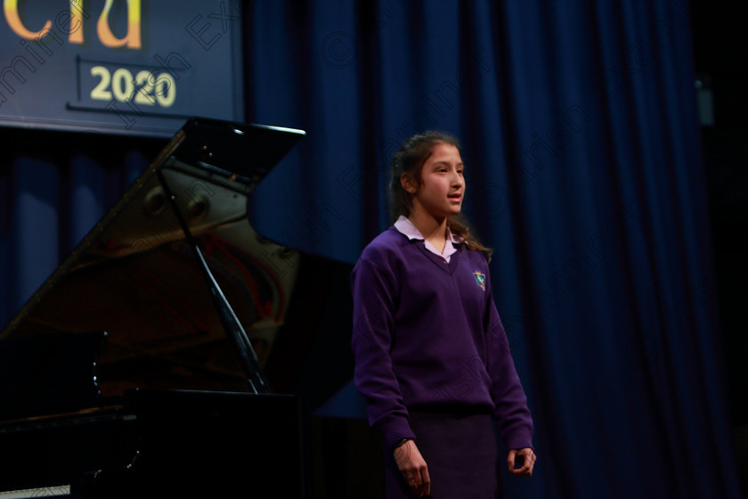 Feis30012020Thurs03 
 3
Anna Cregan from Douglas introducing her piece

Class: 165: Piano Solo 12 Years and Under; Kabalevsky Dance
Feis20: Feis Maitiú festival held in Fr. Mathew Hall: EEjob: 30/01/2020: Picture: Ger Bonus.