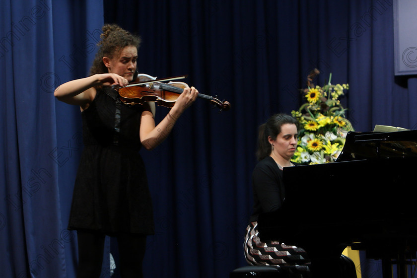 Feis31012018Wed32 
 32
Aislinn Donnelly from Lehenaghmore performing Bruch, Violin Concerto 3rd movement, G Minor with accompanist, Ciara Moroney
 Instrumental Music; Class: 236 “The Shanahan & Co. Perpetual Cup”: Advance Violin, one movement from a Concerto; Feis Maitiú 92nd Festival held in Fr. Matthew Hall. EEjob 31/01/2018. Picture: Gerard Bonus.