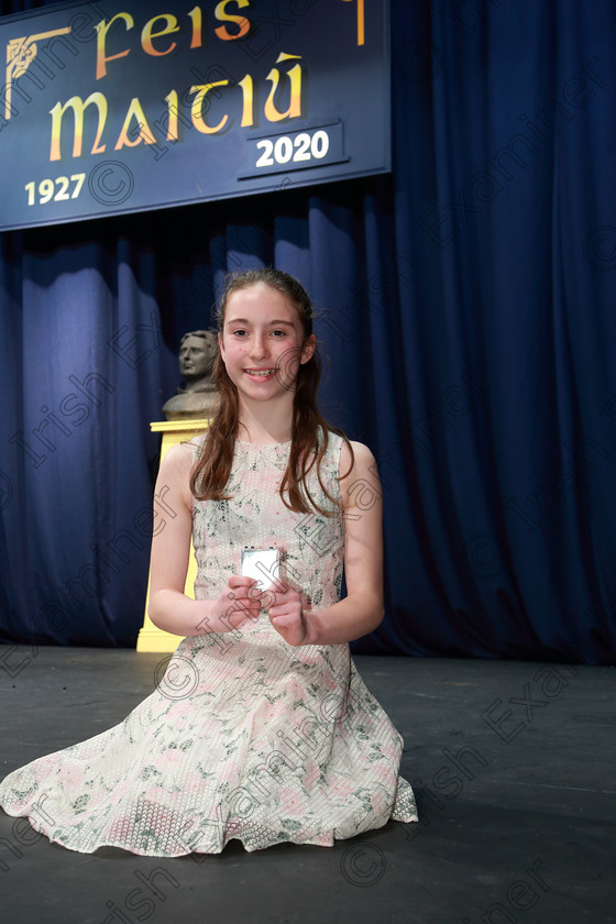 Feis10032020Tues80 
 80
Silver Medallist; Meadhbh Boland from Ballincollig performed Britton Beach.

Class:327: “The Hartland Memorial Perpetual Trophy” Dramatic Solo 12 Years and Under

Feis20: Feis Maitiú festival held in Father Mathew Hall: EEjob: 10/03/2020: Picture: Ger Bonus.