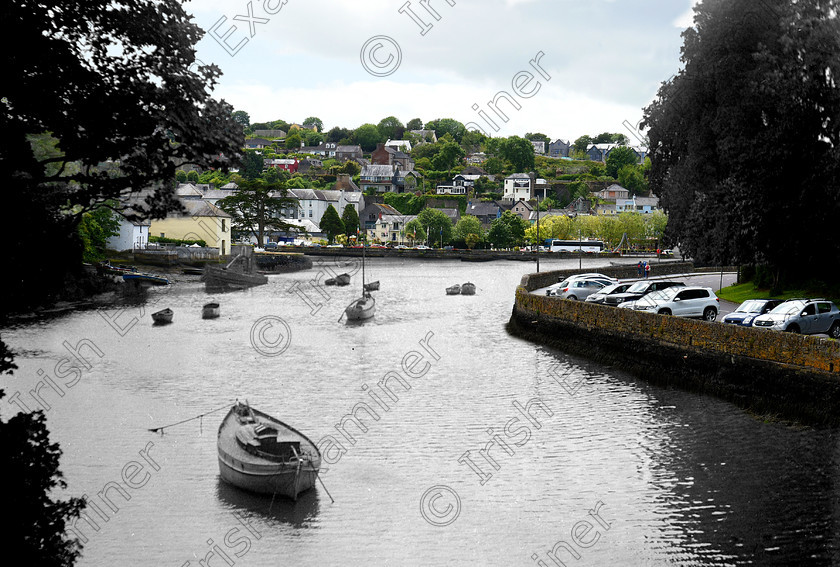 LC-kinsale-series-07-mix-hires 
 Kinsale Now and Then photo spread. Pic; Larry Cummins Thursday 15th June 2017.
View from Scilly Lower Road looking towards the waterfront at Kinsale, Co. Cork, at low tide.