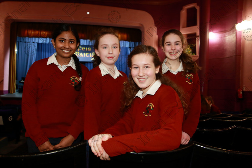 Feis26022020Wed39 
 39
Aislin Biju, Emma Coakley, Caislín Buswell and Clodagh Barrett Loreto 1st Year Choir B.

Class:83: “The Loreto Perpetual Cup” Secondary School Unison Choirs

Feis20: Feis Maitiú festival held in Father Mathew Hall: EEjob: 26/02/2020: Picture: Ger Bonus.