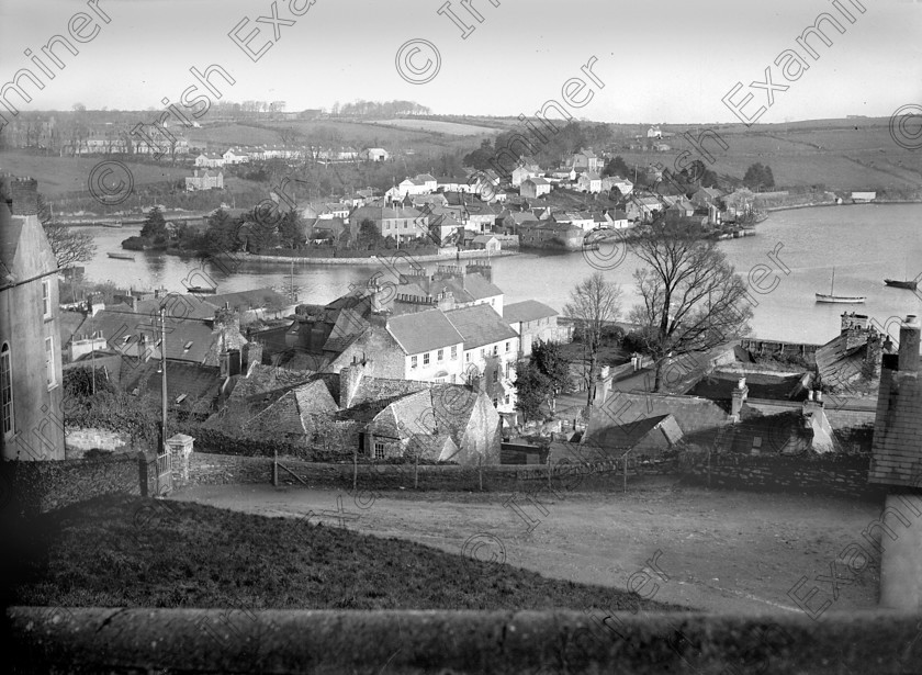 821690 821690 
 For 'READY FOR TARK'
A view of Kinsale, Co. Cork in April 1938 Ref. 254C Old black and white south cork towns