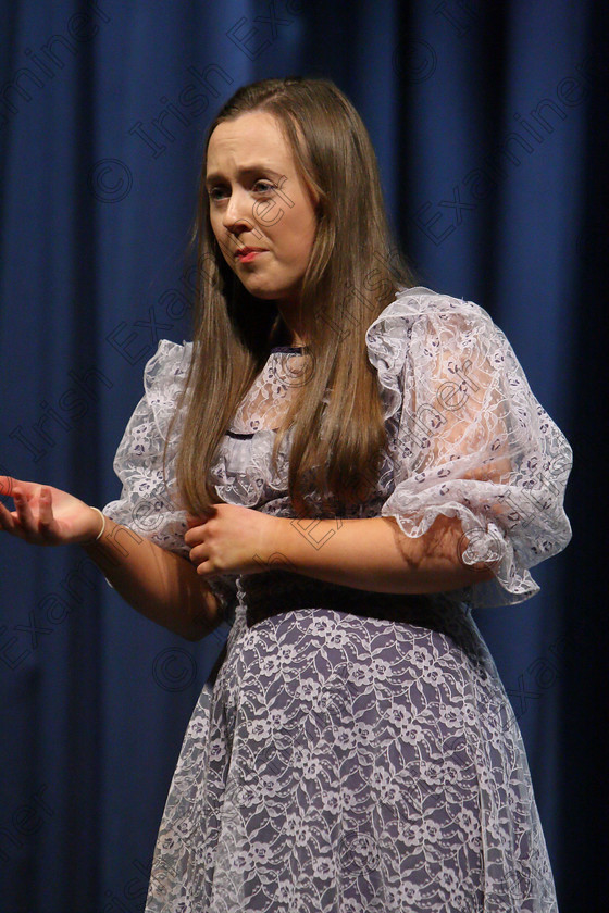 Feis27032018Tue65 
 64~65
Emily Keyes singing “Many A Day” from Oklahoma.
 Singing Class: 111: “The Edna McBirney Memorial Perpetual Cup” Solo Action Song 16 Years and Under Section 2 Feis Maitiú 92nd Festival held in Fr. Mathew Hall. EEjob 27/03/2018 Picture: Gerard Bonus