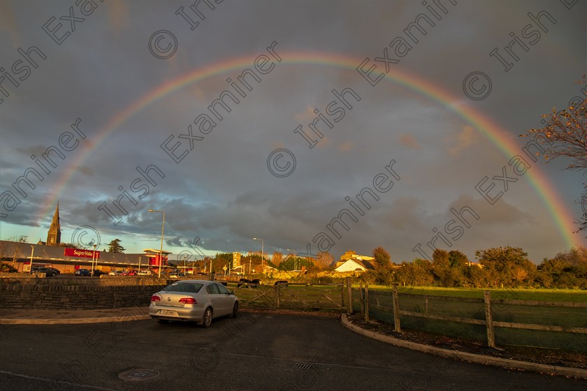 IMG 7500 
 Looking for the pot of gold! Captured this beautiful rainbow outside Aldi Castleisland recently while having a socially distant chat with my friend! Picture: MairÃ©ad O'Keeffe