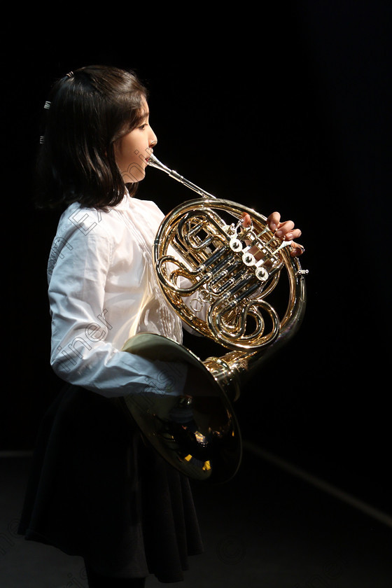 Feis06022018Tue06 
 6
Roisín Martin from Bishopstown playing the French horn. Instrumental Music Class: 205: Brass Solo 12 Years and Under Feis Maitiú 92nd Festival held in Fr. Mathew Hall. EEjob 05/02/2018 Picture: Gerard Bonus.