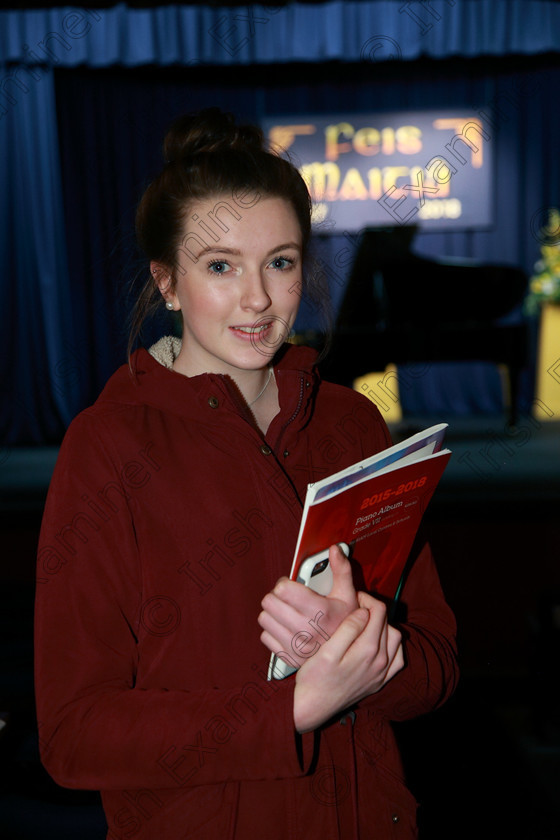 Feis03022018Sat16 
 16
Performer Lucy Plant from Kinsale.
 Instrumental Music Class: 181: Piano Repertoire 16 Years and Under Confined Feis Maitiú 92nd Festival held in Fr. Matthew Hall. EEjob 02/02/2018 Picture: Gerard Bonus.