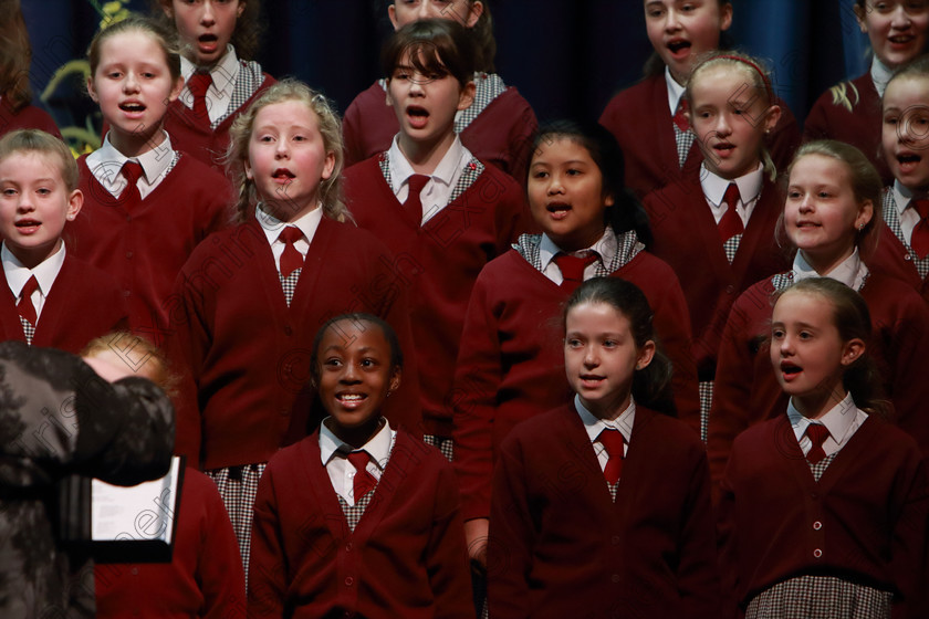 Feis12042018Thu26 
 22~27
St. Joseph’ Girls’ Choir Clonakilty singing “Lord of the Dance” and “Listen to The Rain” with Accompanist, Annabelle Adams and Conductor Joanne Walsh who went on to win the Trophy after their Bus broke down on the way to Feis. 
 Singing Class: 84: “The Sr. M. Benedicta Memorial Perpetual Cup” Primary School Unison Choirs Section 1 Feis Maitiú 92nd Festival held in Fr. Mathew Hall. EEjob 28/03/2018 Picture: Gerard Bonus