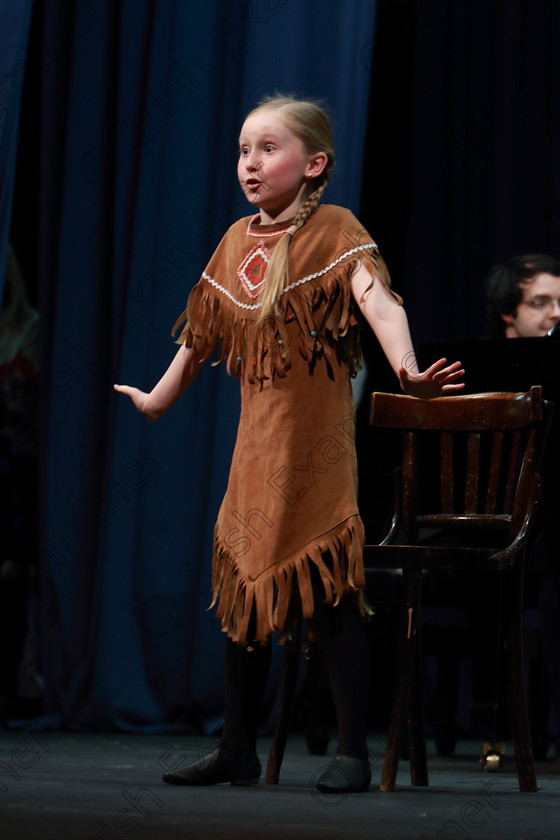 Feis01032019Fri18 
 18
Alex Foley from Nashes Boreen giving a Silver Medal performance singing “Windy City” from Oklahoma.

Class: 114: “The Henry O’Callaghan Memorial Perpetual Cup” Solo Action Song 10 Years and Under –Section 2 An action song of own choice.

Feis Maitiú 93rd Festival held in Fr. Mathew Hall. EEjob 01/03/2019. Picture: Gerard Bonus