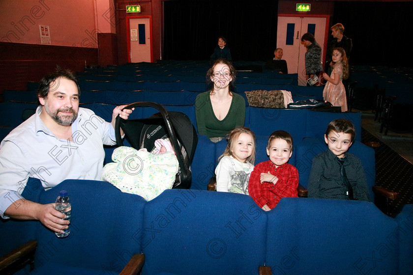 Feis29012018Mon45 
 45
Performer Pavol Drozd with his parents Pavol and Miroslava, siblings Miro, Doroto and baby sister Anna from Douglas
 EEjob 29/01/2018 
Feis Maitiú 92nd Festival held in Fr. Matthew Hall 
Picture: Gerard Bonus

Instrumental Music 
Class: 242: Violin Solo 8 years and under.