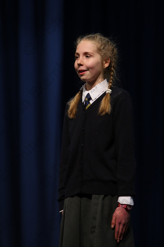 Feis22022018Thu03 
 3
Alison Bambury performing.
 Speech and Drama Classes: 363: Solo Verse Speaking Girls 12 Years and Under –Section 1
Feis Maitiú 92nd Festival held in Fr. Mathew Hall. EEjob 22/02/2018 Picture: Gerard Bonus.