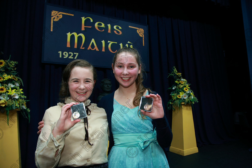 Feis20022018Tue91 
 91
Silver Medallist Faye Herlihy from Ballinhassig and Bronze Medallist Emily De Bhal from Bishopstown.
 Speech and Drama Class: 326: “The James O’Donovan Memorial Perpetual Cup” “Year sand Dramatic Solo 14 Section 2 Under Feis Maitiú 92nd Festival held in Fr. Mathew Hall. EEjob 20/02/2018 Picture: Gerard Bonus.