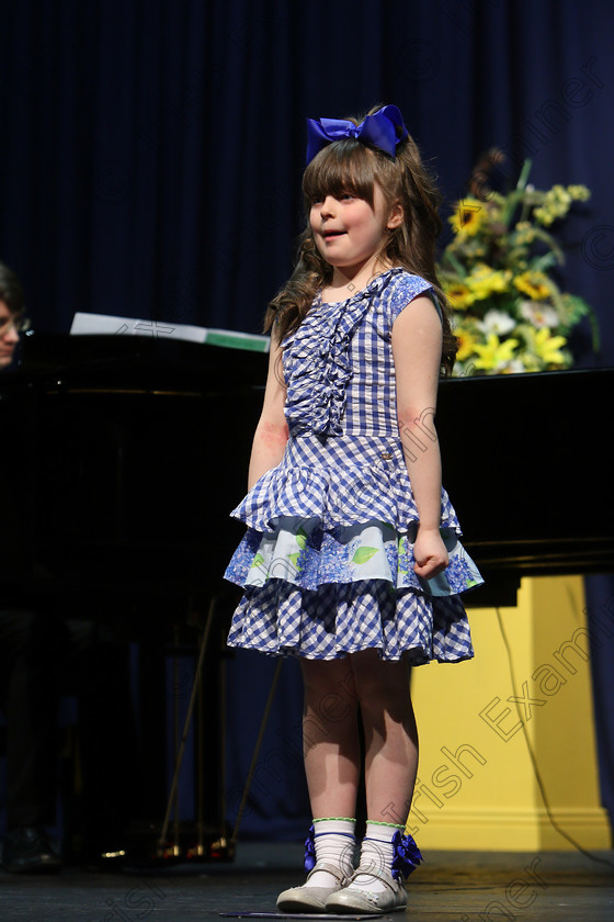 Feis27032018Tue26 
 26~27
Silver Medal Performance from Layla Rose O’Shea backed by Accompanist Michael Young.
 Singing Class: 56: 7 Years and Under Crawley The Penguin Dance Feis Maitiú 92nd Festival held in Fr. Mathew Hall. EEjob 27/03/2018 Picture: Gerard Bonus