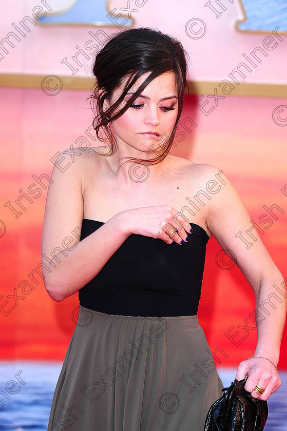 SHOWBIZ Titanic 194469 
 Jenna Louise Coleman arrives for the World Premiere of Titanic 3D at the Royal Albert Hall, London. PRESS ASSOCIATION Photo. Picture date: Tuesday March 27, 2012. Photo credit should read: Ian West/PA Wire