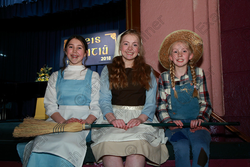 Feis06032018Tue44 
 44
Prize Performers and family ties; Karla O’Hare from Clonakilty got 3rd Place while sisters Ciara and Laura Hodnett from Rathbarry took Bronze and Silver respectively. 
 Singing and School Choirs Class: 24: “The David O’Brien and Frances Reilly Perpetual Trophy” Musical Theatre 16 Years and Under Section 1 Feis Maitiú 92nd Festival held in Fr. Mathew Hall. EEjob 06/03/2018 Picture: Gerard Bonus.