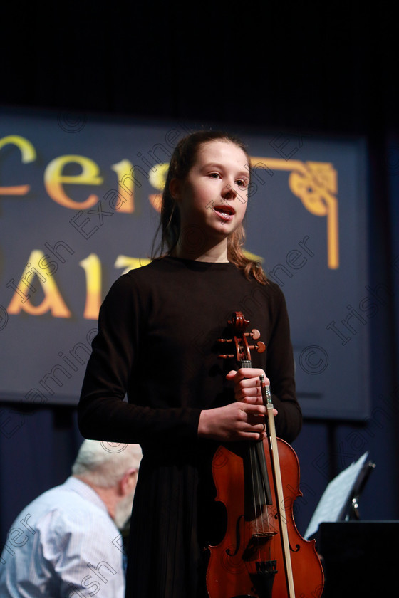 Feis0602109Wed07 
 7~8
Emma Goulding performing.

Class: 258: Viola Solo 14Yearsand Under (a) Bridge – Spring Song from, 10 Pieces for Viola & Piano Vol.2 (Thames). (b) Contrasting piece not to exceed 4 minutes.

Feis Maitiú 93rd Festival held in Fr. Matthew Hall. EEjob 06/02/2019. Picture: Gerard Bonus