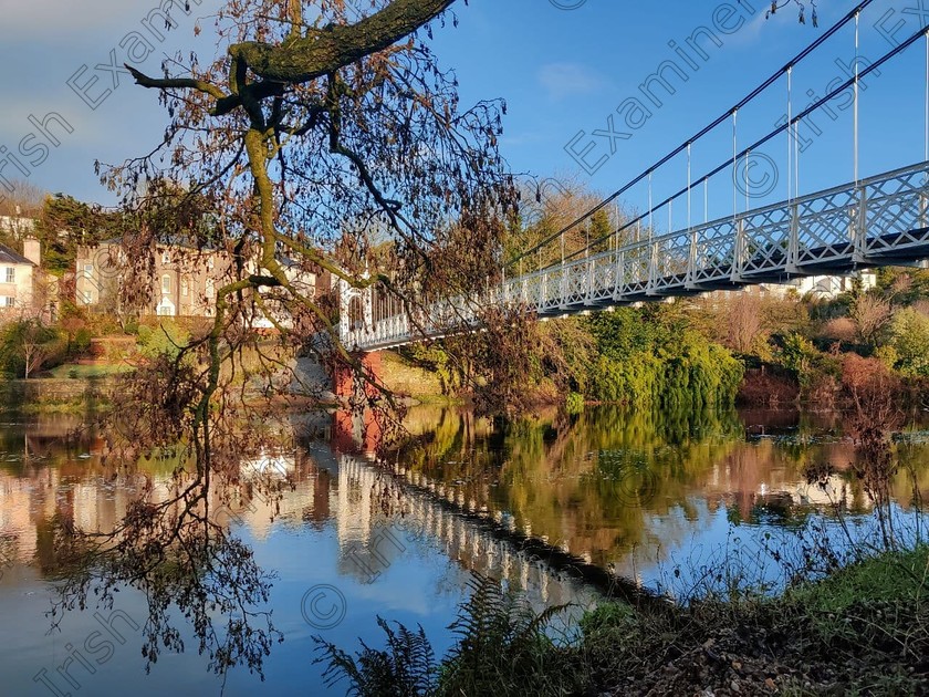 photo 2020-12-20 11-41-24 
 'On the banks'. Early morning shot of Daly's Bridge, Cork City. More commonly known as the Shakey Bridge which reopened this weekend