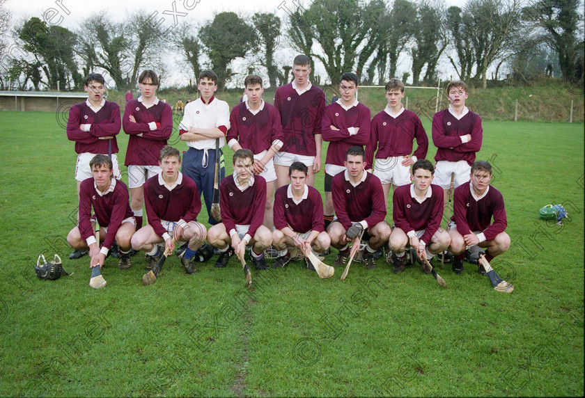 Limerick-CBS(1) 
 Limerick CBS who defeated Lismore CBS in the quarter-final of the Harty Cup in Ballygiblin.
23/11/93
Pic by Kieran Clancy