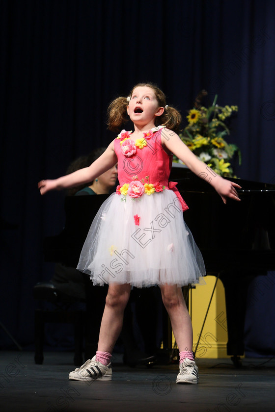 Feis27022018Tue03 
 3~4
Emily Walsh performing “Zippity Doo Dah”.
 Singing and School Choirs Class: 114: “The Altrusa Club of Cork Perpetual Trophy” Solo Action Song 10 Years and Under Section 1; Feis Maitiú 92nd Festival held in Fr. Mathew Hall. EEjob 27/02/2018 Picture: Gerard Bonus.