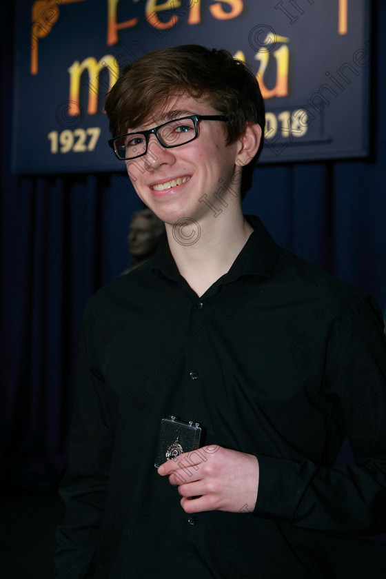 Feis08022018Tur09 
 9
Silver Medallist Ben Therhorst from Whites Cross.
 Instrumental Music Class: Piano: 248: Violoncello Solo 17 Years and Under Feis Maitiú 92nd Festival held in Fr. Mathew Hall. EEjob 08/02/2018 Picture: Gerard Bonus.