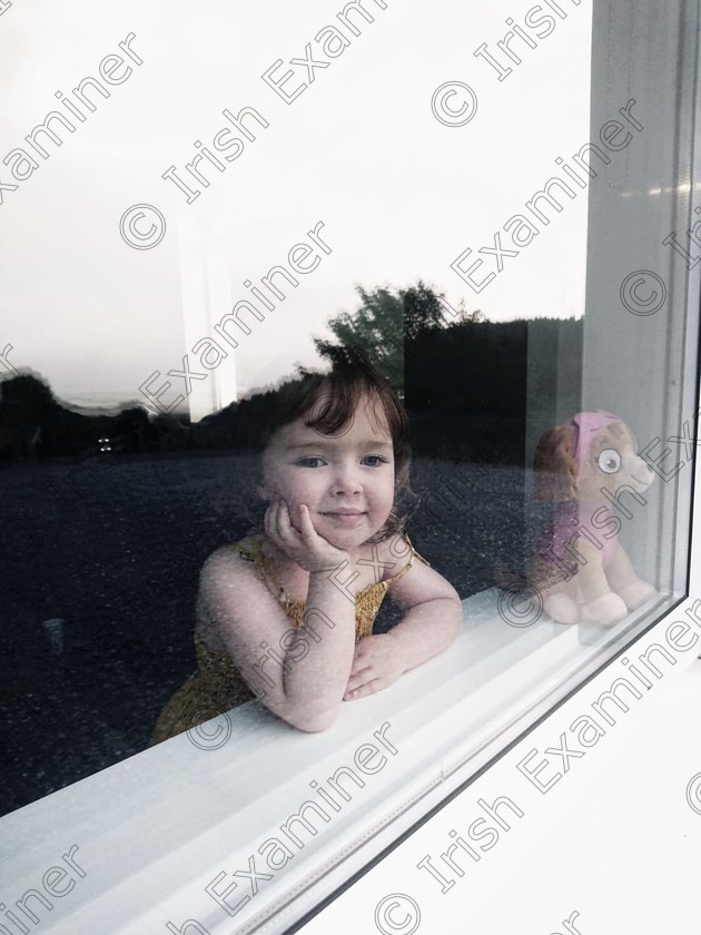 IMG-20200802-WA0018 
 Staycation 2020: three year old Nina-May Ruby enjoying the view on her Staycation at Inch beach, Kerry. Picture:Ciaran Ruby