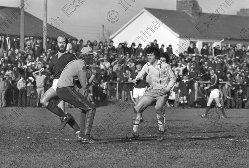 874508 874508 
 Please archive -
F.A.I. Intermediate Cup Final at St. Colman's Park, Cobh - Avondale United v. A.I.B. 27/02/1978 Ref. 216/4 old black and white soccer association football