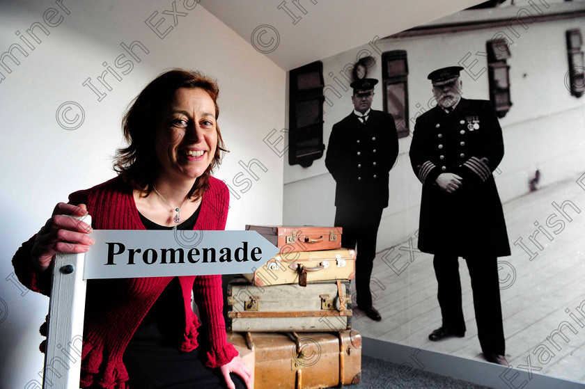 1384826 
 NEWS 16/02/2012 Sonia Joyce, Director of the Titanic Experience in Cobh, Co, Cork.
Picture Denis Scannell 
 Keywords: DENIS SCANNELL