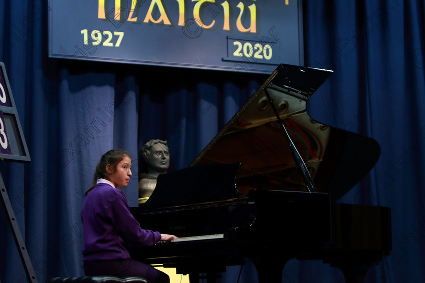 Feis30012020Thurs04 
 4
Anna Cregan from Douglas performing her piece

Class: 165: Piano Solo 12 Years and Under; Kabalevsky Dance
Feis20: Feis Maitiú festival held in Fr. Mathew Hall: EEjob: 30/01/2020: Picture: Ger Bonus.