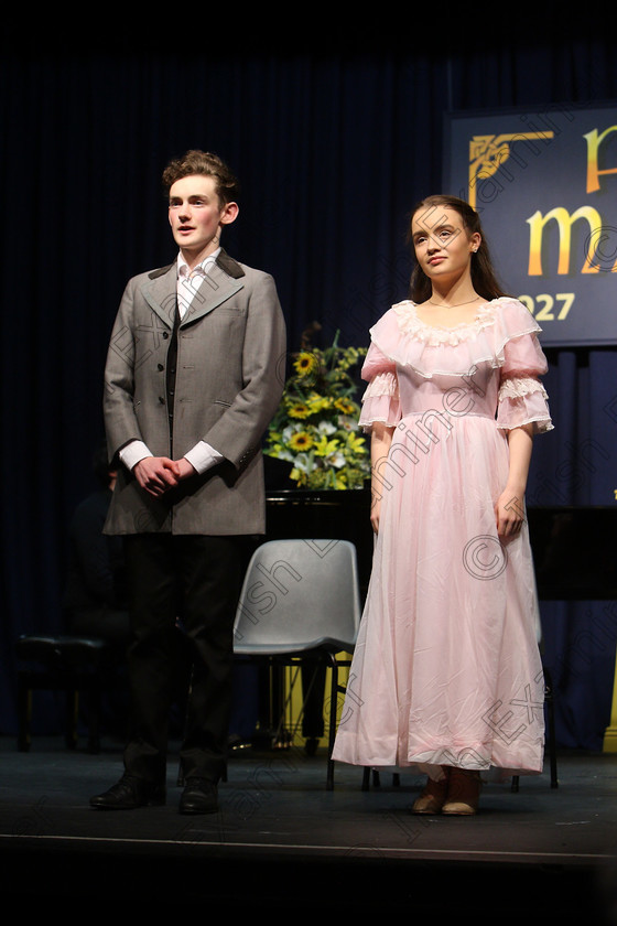 Feis15032018Thu25 
 25~26
Peter Long and Abi Murphy performing “16 going on 17” from The Sound of Music.
 Speech and Drama Class: 336: “The Trevor Ryan Perpetual Cup” Musical Drama Duo18 Years and Under Feis Maitiú 92nd Festival held in Fr. Mathew Hall. EEjob 15/03/2018 Picture: Gerard Bonus.