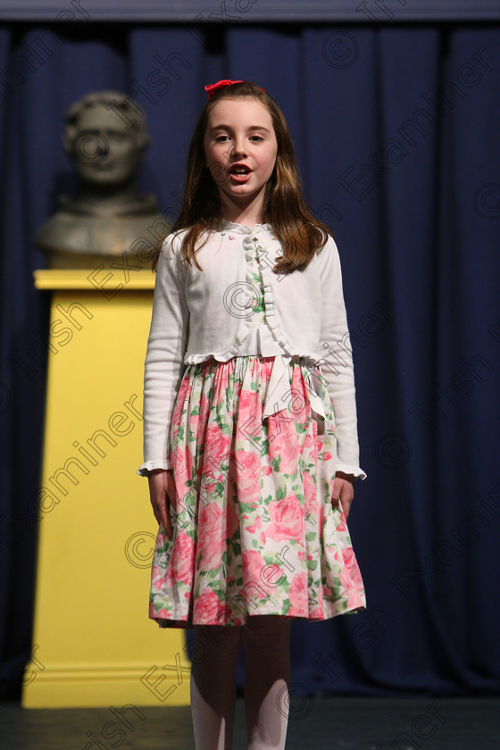 Feis25032018Sun62 
 62
Sophie Kennedy reciting her poem

Speech and Drama Class: 366: Solo Verse Speaking Girls 9 Years and Under Section 5 Feis Maitiú 92nd Festival held in Fr. Mathew Hall. EEjob 25/03/2018 Picture: Gerard Bonus