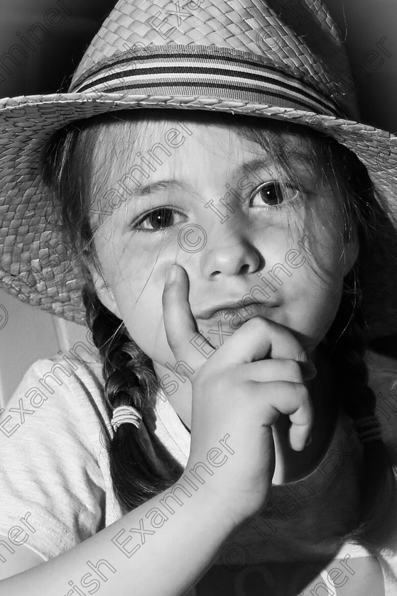 image 
 6 yr old Zo? Kissane from Carrigaline on hols in Fuengirola, Spain (June 2016) creating her own look for Dad to photograph. Picture Kieran Kissane