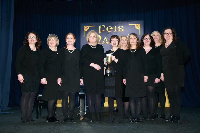 Feis04022018Sun98 
 98
Cup Winners Cor Lae Nua.
 Class: 79: “The Holy Trinity Perpetual Cup” Chamber Choirs; Two Contrasting Songs Feis Maitiú 92nd Festival held in Fr. Mathew Hall. EEjob 04/02/2018 Picture: Gerard Bonus.