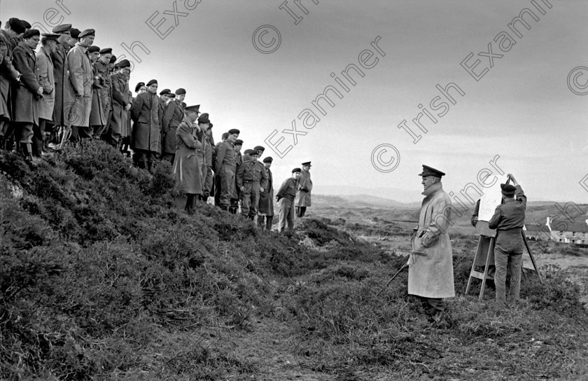 1179436 
 Re-enactment of Kilmichael Ambush by members of the Irish Army 18/12/1966 Ref. 32/85 old black and white war of independence