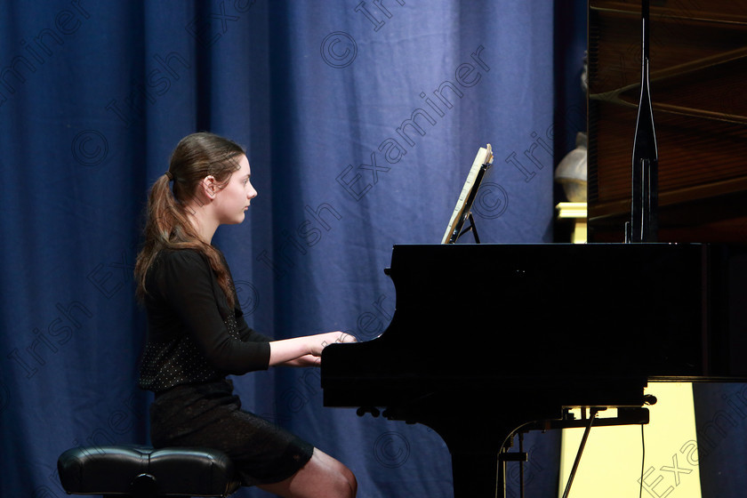 Feis01022020Sat04 
 04
Cara O’Brien from Ladies Bridge played Sonatina in F Beethoven.

Class:184: Piano Solo 15 Years and Under 
Feis20: Feis Maitiú festival held in Fr. Mathew Hall: EEjob: 01/02/2020: Picture: Ger Bonus.