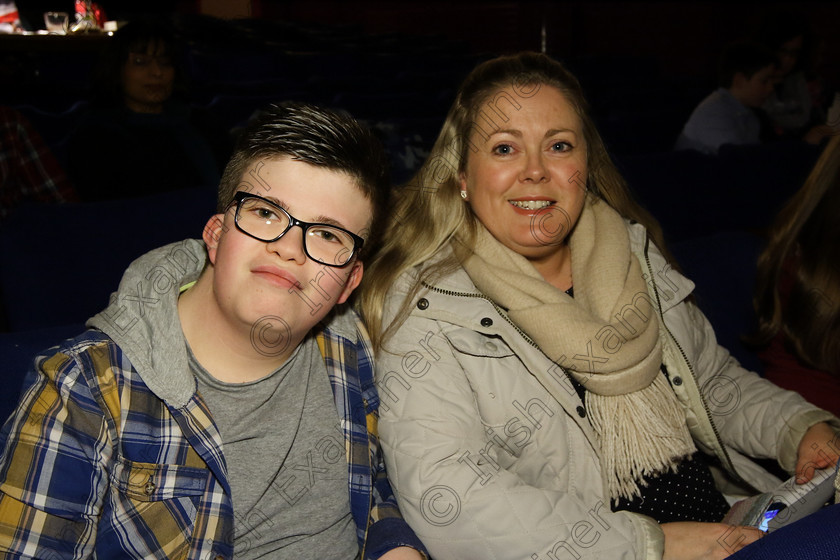 Feis25032018Sun79 
 79
Christian Daly from Carrigaline with his mum Susan.
 Speech and Drama Class: 377: Solo Verse Speaking Boys 12 Years and Under Feis Maitiú 92nd Festival held in Fr. Mathew Hall. EEjob 25/03/2018 Picture: Gerard Bonus