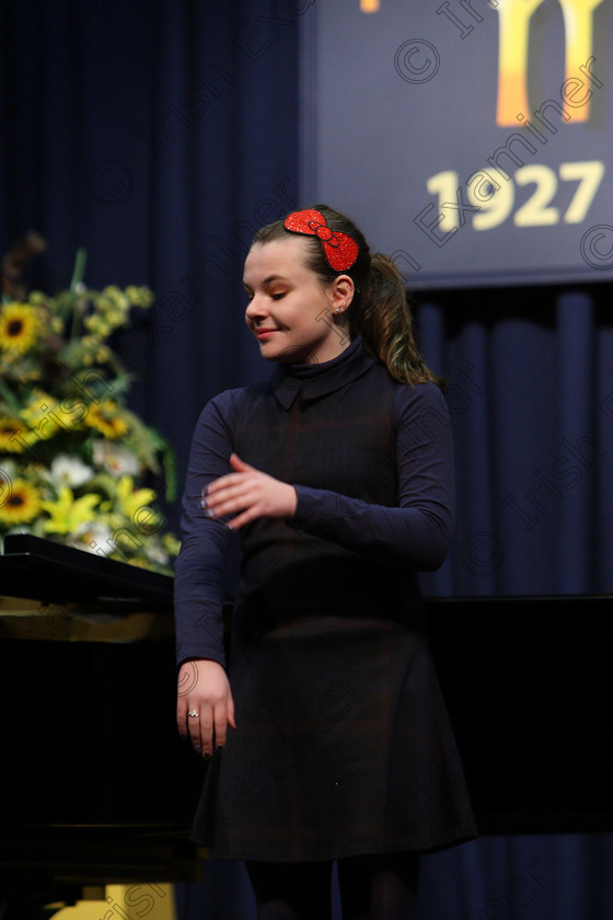 Feis07032018Wed01 
 1
Trudi Kearney performing “Shy” from Once upon a Mattress.
 Singing and School Choirs Class: 113: “The Edna McBirney Memorial Perpetual Award” Solo Action Song 12 Years and Under Section 3 Feis Maitiú 92nd Festival held in Fr. Mathew Hall. EEjob 06/03/2018 Picture: Gerard Bonus.