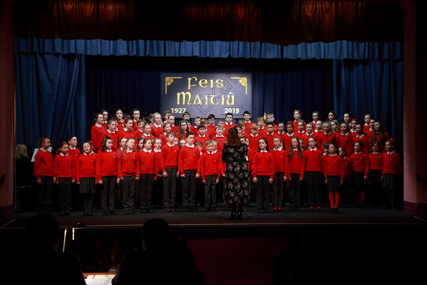 Feis28022019Thu55 
 55~56
Gaelscoil Uí Drisceoil Glanmire performing

Class: 543: “Corn an Athair MacAmhlaoibh” Bun-Scoileanna (D’Aon Ghuth)

Feis Maitiú 93rd Festival held in Fr. Mathew Hall. EEjob 28/02/2019. Picture: Gerard Bonus