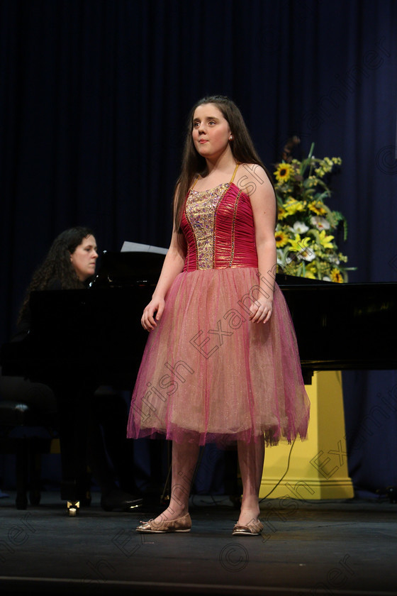 Feis08032018Thu08 
 8
Aileen Lehane performing “When You Wish Upon A Star”.
 Singing and School Choirs Class: 112: “The C.A.D.A. Perpetual Trophy” Solo Action Song 14 Years and Under Section 2 Feis Maitiú 92nd Festival held in Fr. Mathew Hall. EEjob 06/03/2018 Picture: Gerard Bonus.