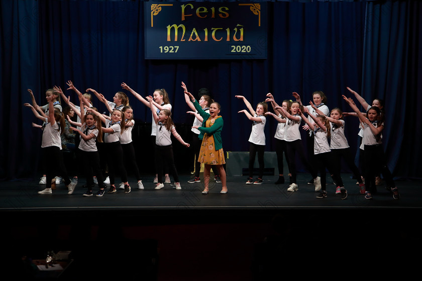 Feis01032020Sun28 
 21~33
Pam Golden Drama singing their own choice songs from Sound of Music.

Class:102: “The Juvenile Perpetual Cup” Group Action Songs 13 Years and Under

Feis20: Feis Maitiú festival held in Father Mathew Hall: EEjob: 01/03/2020: Picture: Ger Bonus