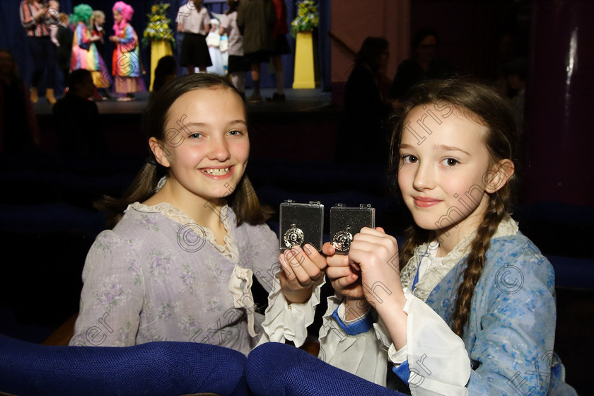 Feis24032018Sat80 
 80
Silver Medallists Elizabeth Diolún and Molly McDaid for their performance of “Little Women”.
 Speech and Drama Class: 312: Dramatic Duo 10 Years and Under Feis Maitiú 92nd Festival held in Fr. Mathew Hall. EEjob 24/03/2018 Picture: Gerard Bonus