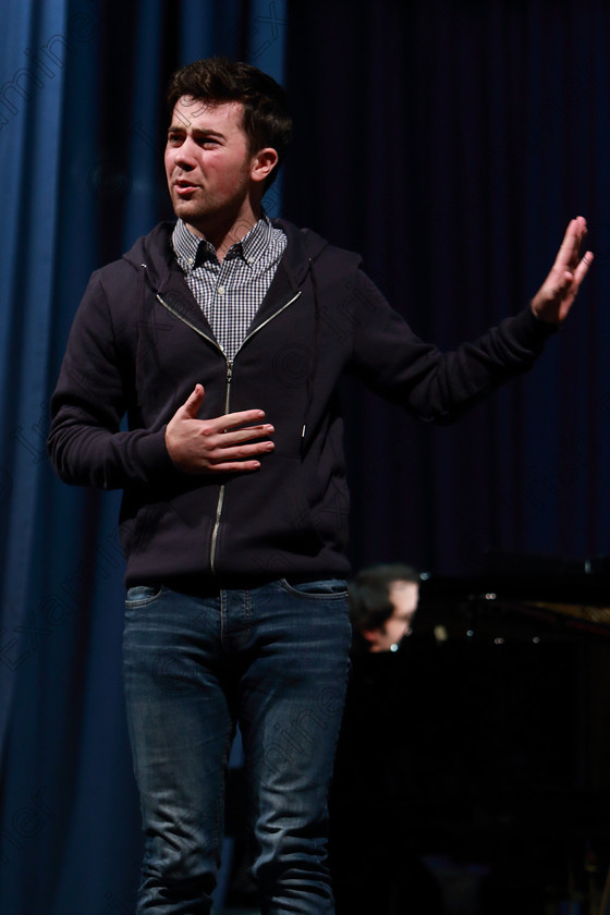 Feis05032019Tue47 
 45~47
Commended performance from Andrew Lane from Whites Cross singing “Something’s Coming” from West Side Story and “Words Fail” from Dear Evan Hansen.

Class: 23: “The London College of Music and Media Perpetual Trophy”
Musical Theatre Over 16Years Two songs from set Musicals.

Feis Maitiú 93rd Festival held in Fr. Mathew Hall. EEjob 05/03/2019. Picture: Gerard Bonus